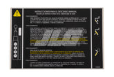 1702979 Decal Man Dscnt Instr(Spa Lat | JLG